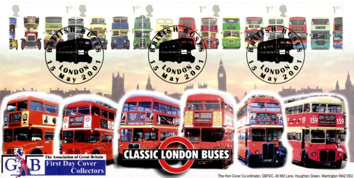 Double Decker Buses: Stamps, Classic London Buses