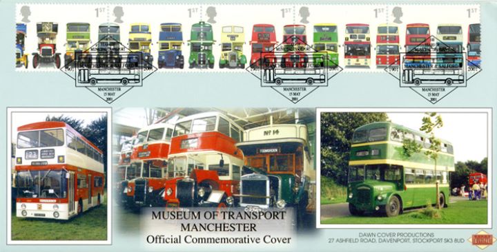 Double Decker Buses: Stamps, Museum of Transport Manchester