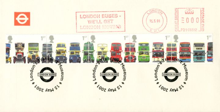 Double Decker Buses: Stamps, London Transport