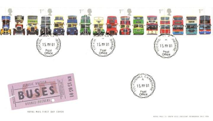 Double Decker Buses: Stamps, CDS Postmarks