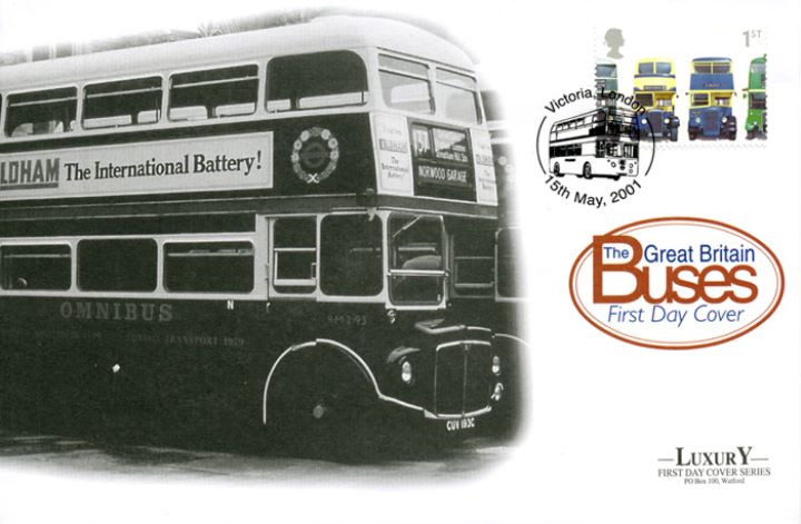 Double Decker Buses: Stamps, No.137 Norwood Garage