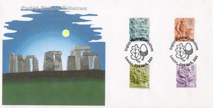 England 2nd, 1st, E, 65p, Stonehenge