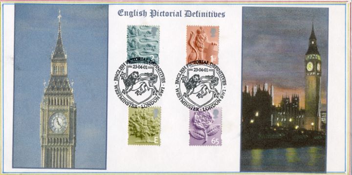 England 2nd, 1st, E, 65p, Houses of Parliament