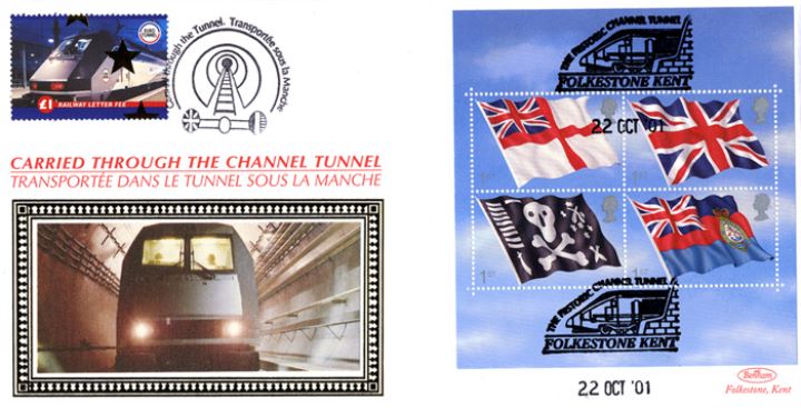 Flags & Ensigns: Miniature Sheet, Historic Channel Tunnel