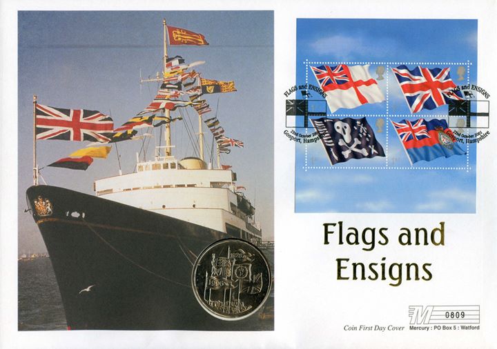 Flags & Ensigns: Miniature Sheet, Royal Yacht Britannia