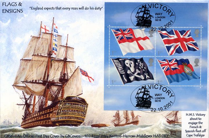 Flags & Ensigns: Miniature Sheet, HMS Victory