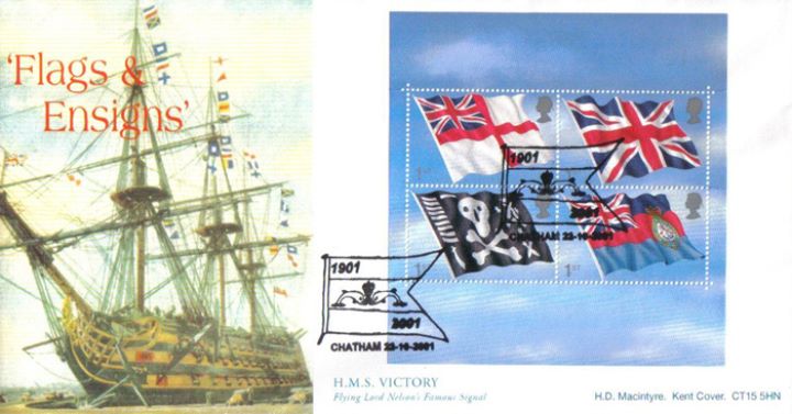 Flags & Ensigns: Miniature Sheet, HMS Victory