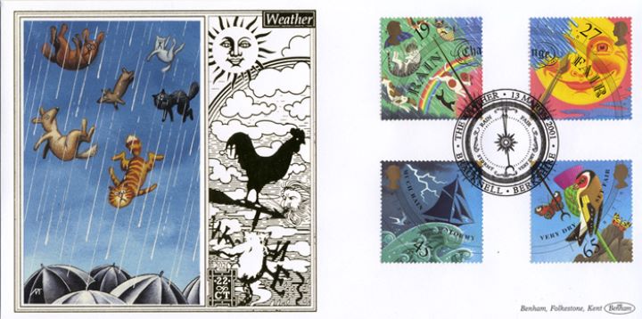 The Weather: Stamps, Raining Cats and Dogs