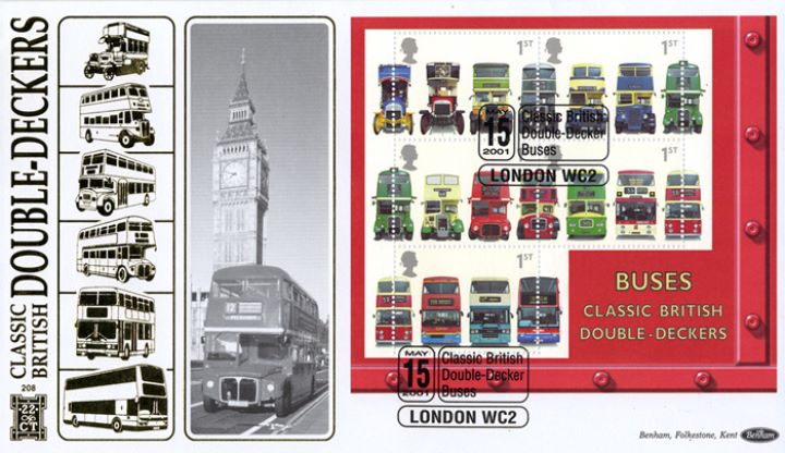 Double Decker Buses: Miniature Sheet, No. 12 to Peckham