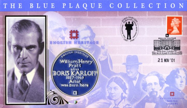 Boris Karloff, Blue Plaque Collection