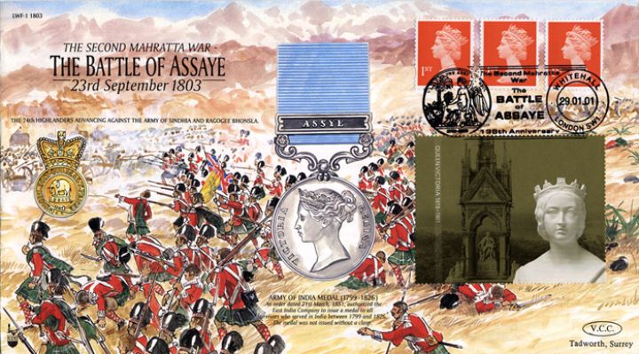 Self Adhesive: Queen Victoria, The Battle of Assaye