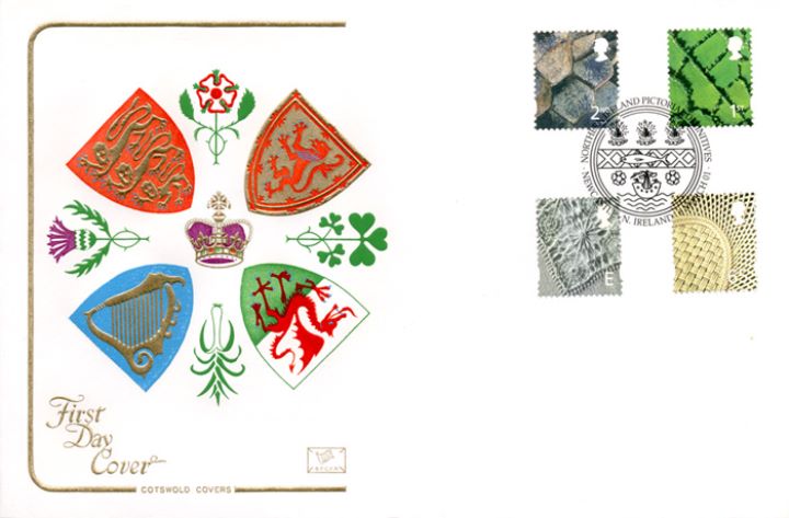 Northern Ireland 2nd, 1st, E, 65p, Country Crests