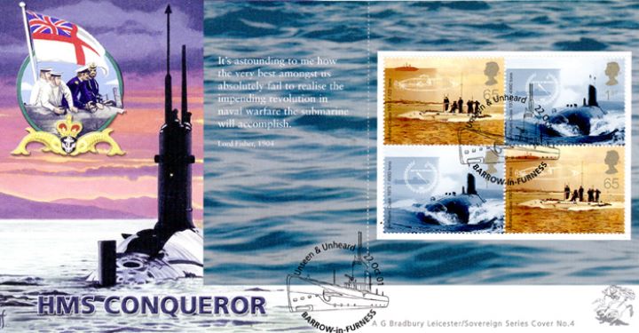 PSB: Submarines - Pane 1, HMS Conqueror