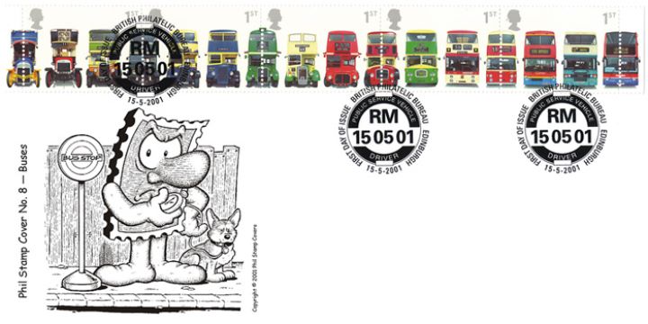 Double Decker Buses: Stamps, Timing the Wait