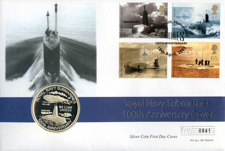 Submarines, Silver Coin Cover