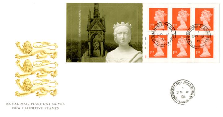 Self Adhesive: Queen Victoria, Three Lions