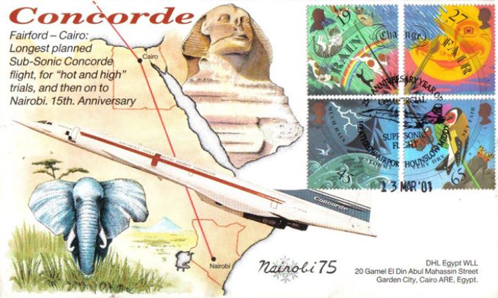 The Weather: Stamps, Concorde - Cairo to Nairobi