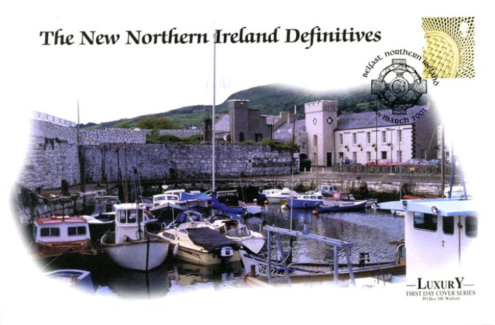 Northern Ireland 2nd, 1st, E, 65p, Carnlough Harbour, Antrim