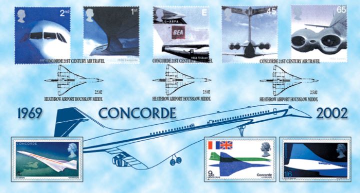 Airliners: Stamps, Concorde