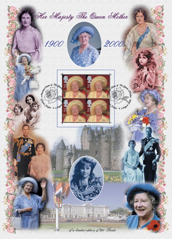 Queen Mother: Miniature Sheet, Limited Edition Print