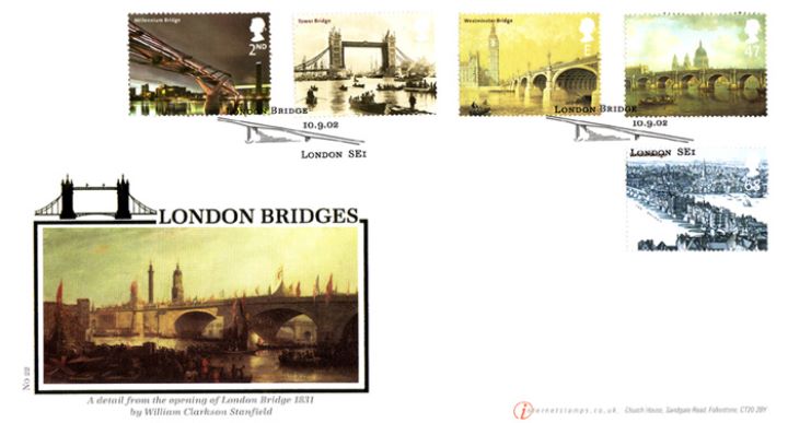 Bridges of London, London Bridge 1831