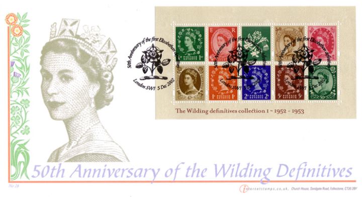 Wildings No.1: Miniature Sheet, Wilding Portrait of the Queen