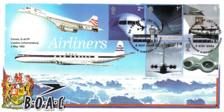 Airliners: Stamps, BOAC and Concorde