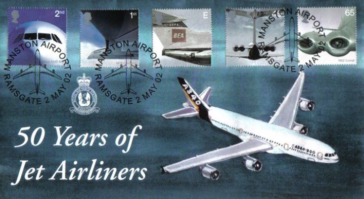 Airliners: Stamps, A340 Airbus