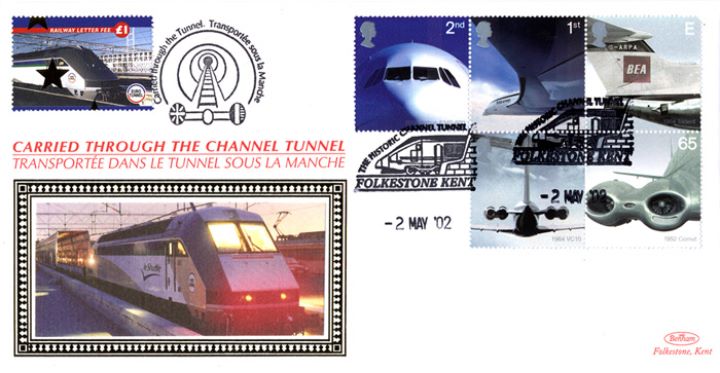 Airliners: Miniature Sheet, Historic Channel Tunnel