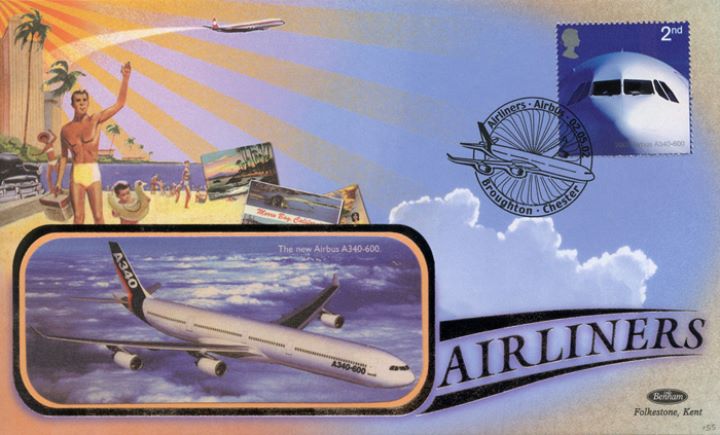 Airliners: Stamps, The new Airbus A340-600