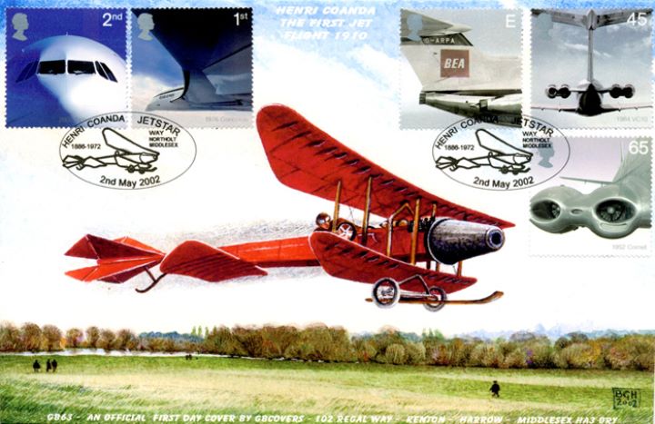 Airliners: Stamps, Henri Coanda