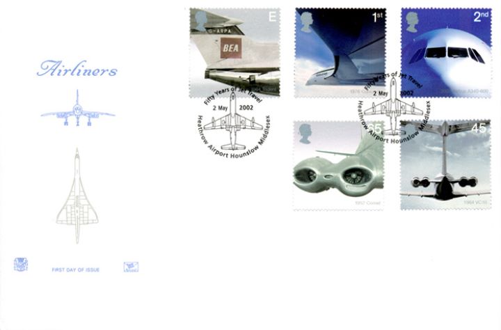 Airliners: Stamps, Concorde