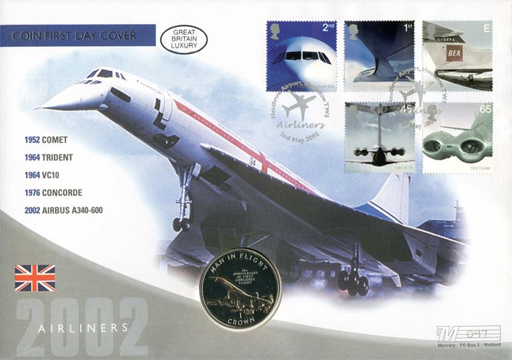 Airliners: Stamps, Concorde