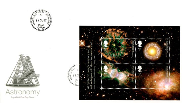 Astronomy: Miniature Sheet, CDS Postmarks