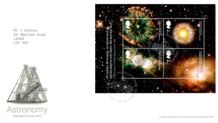 Astronomy: Miniature Sheet, Herschell's Telescope