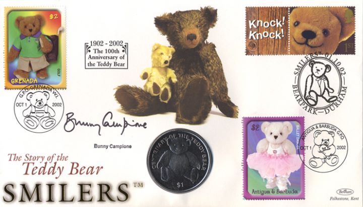 Christmas: Generic Issue - Pair, Teddy Bear Centenary