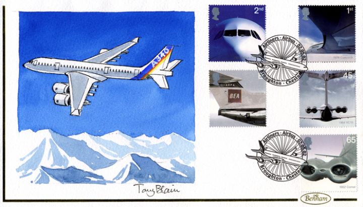 Airliners: Stamps, Airbus