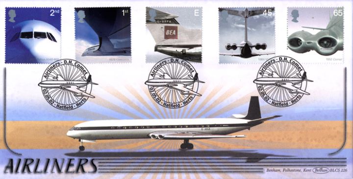 Airliners: Stamps, The Comet