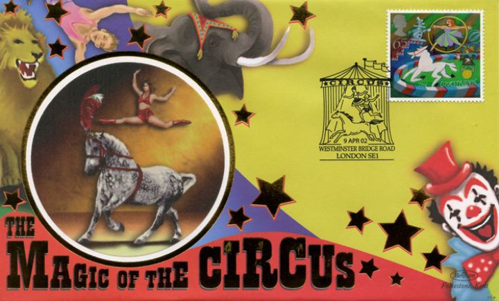 Circus, Acrobat and horse