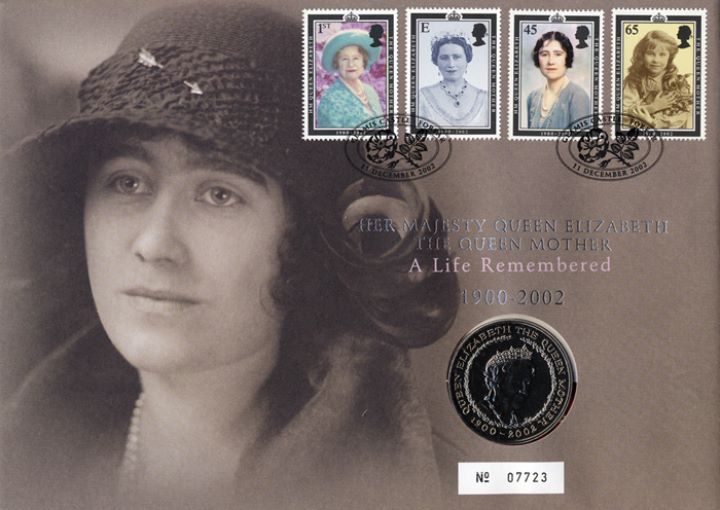 The Queen Mother - In Memoriam, £5 Coin Cover