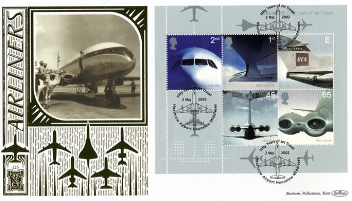 Airliners: Miniature Sheet, Comet in Middle East