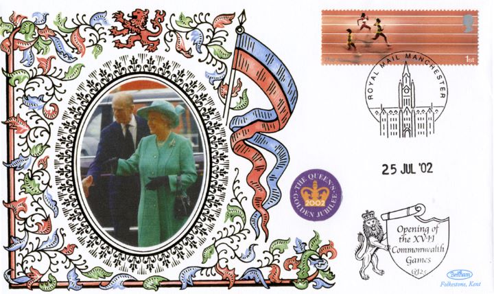 Opening of Commonwealth Games, HM The Queen & Prince Phillip