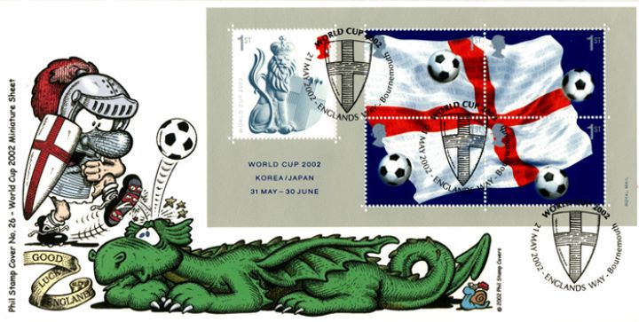 World Cup: Miniature Sheet, George and the Dragon