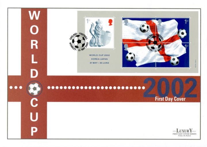 World Cup: Miniature Sheet, England Flag