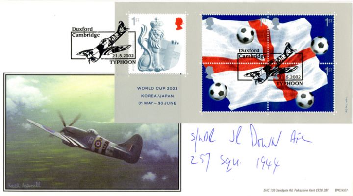 World Cup: Miniature Sheet, Hawker Typhoon