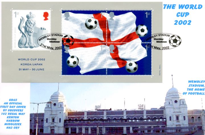 World Cup: Miniature Sheet, Wembley Stadium