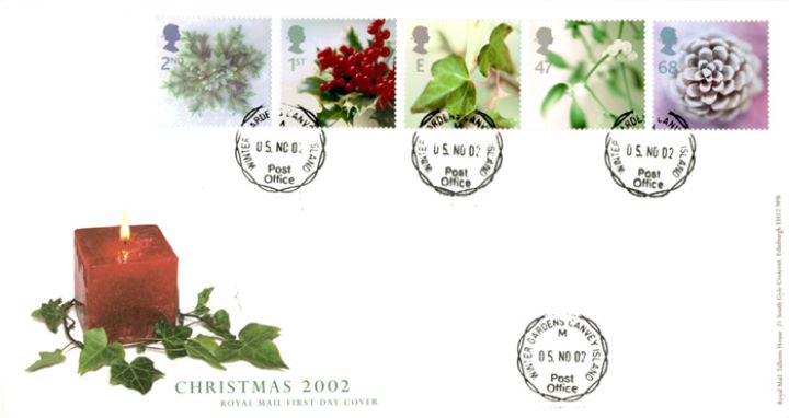 Christmas 2002, CDS Postmarks