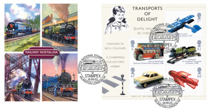 Transports of Delight: Miniature Sheet, Classic Trains