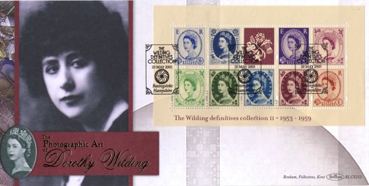 Wildings No.2: Miniature Sheet, Self Portrait of Dorothy Wilding