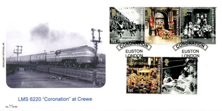 Coronation 50th Anniversary, LMS Coronation at Crewe